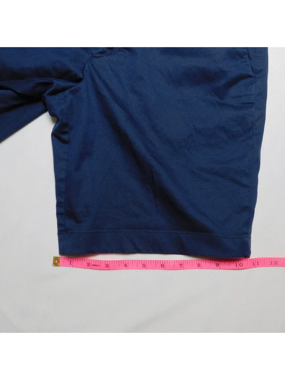 Banana Republic Aiden Short Mens 31 Navy Blue Chino Cotton Blend Casual Golf
